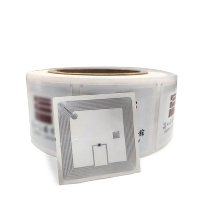 50mm*50mm RFID HF 태그 ISO15693 13.56 마하즈 RFID 자료실 태그를 특화하세요