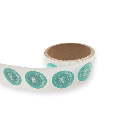 칼라 인쇄 RFID NFC는 NFC 태그 라벨 PET / PVC 재료를 태깅합니다