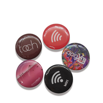 금속 태그 30 밀리미터 에폭시 반대 금속 NFC 태그 위의 PET 기판 RFID