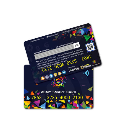 NFC RFID 카드 13.56MHz 1-10cm 판독 거리 CR80 216