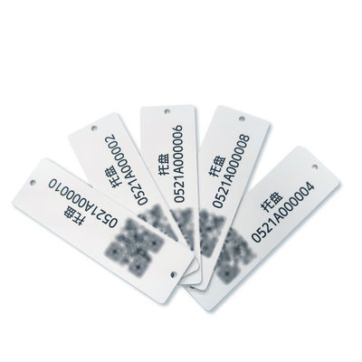 이직률 박스오피스 RFID 팔레트 태그 80*25mm 고주파 UHF 기준