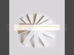 의류를 위한 UHF 방수 RFID 세탁물 태그 세척할 수 있는 전파 식별 태그